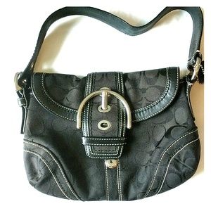 Coach black handbag
